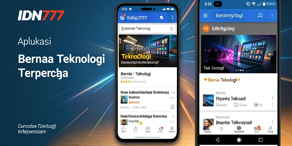 Tampilan antarmuka IDN777 yang bersih dan informatif