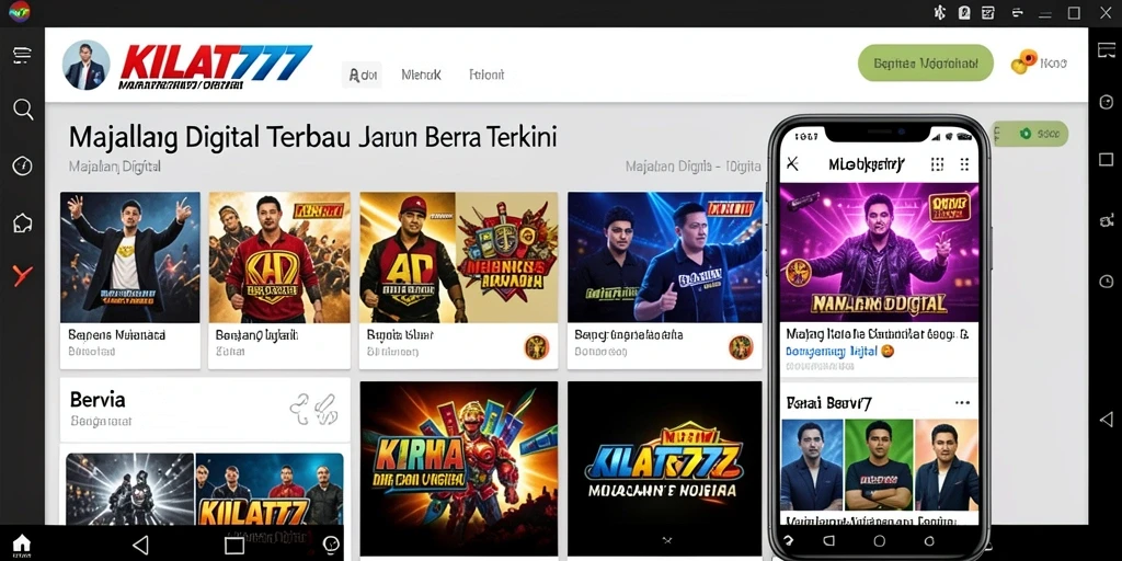 Tampilan antarmuka KILAT777 yang modern dan menarik.