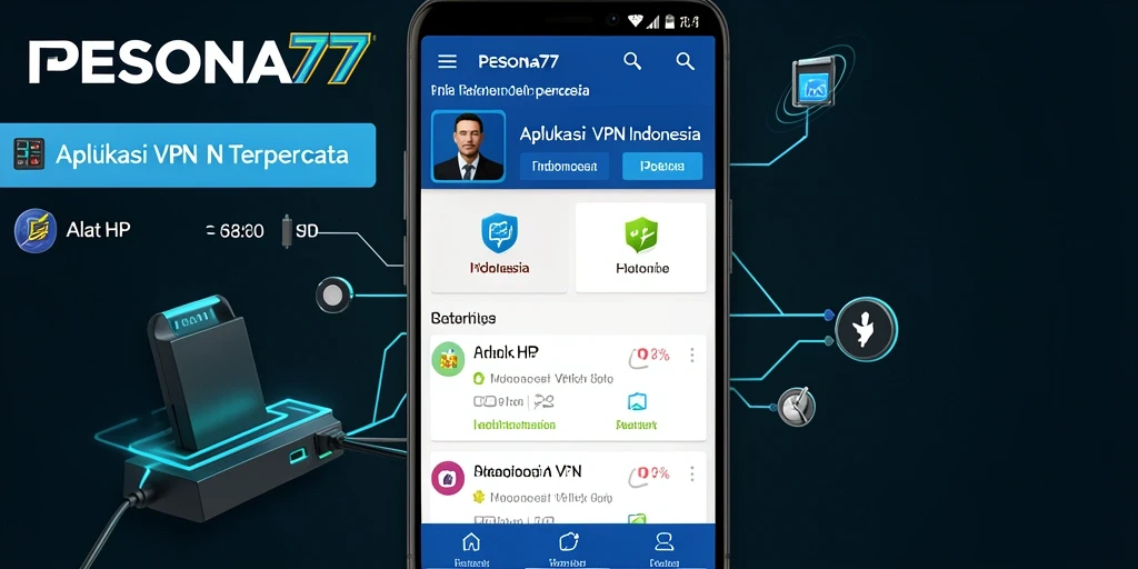 Antarmuka aplikasi PESONA77 yang sederhana dan user-friendly.