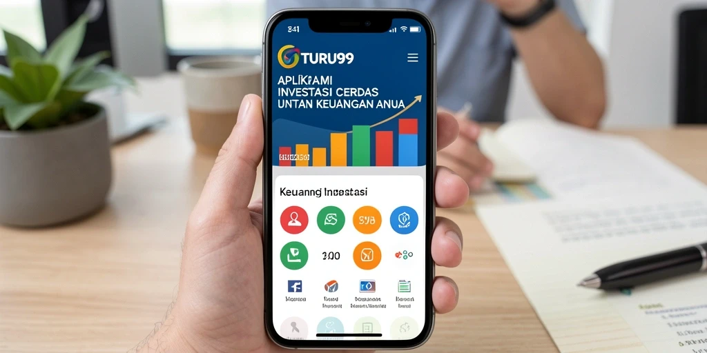 Antarmuka TURU99 yang modern dan intuitif untuk investasi.